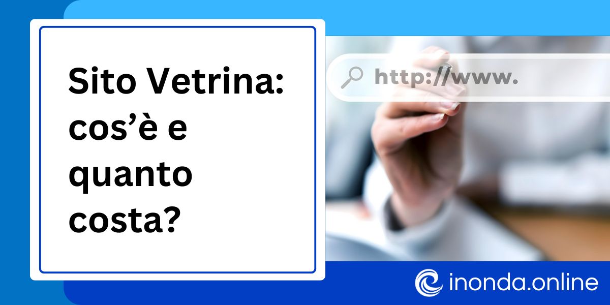 quanto costa sito vetrina